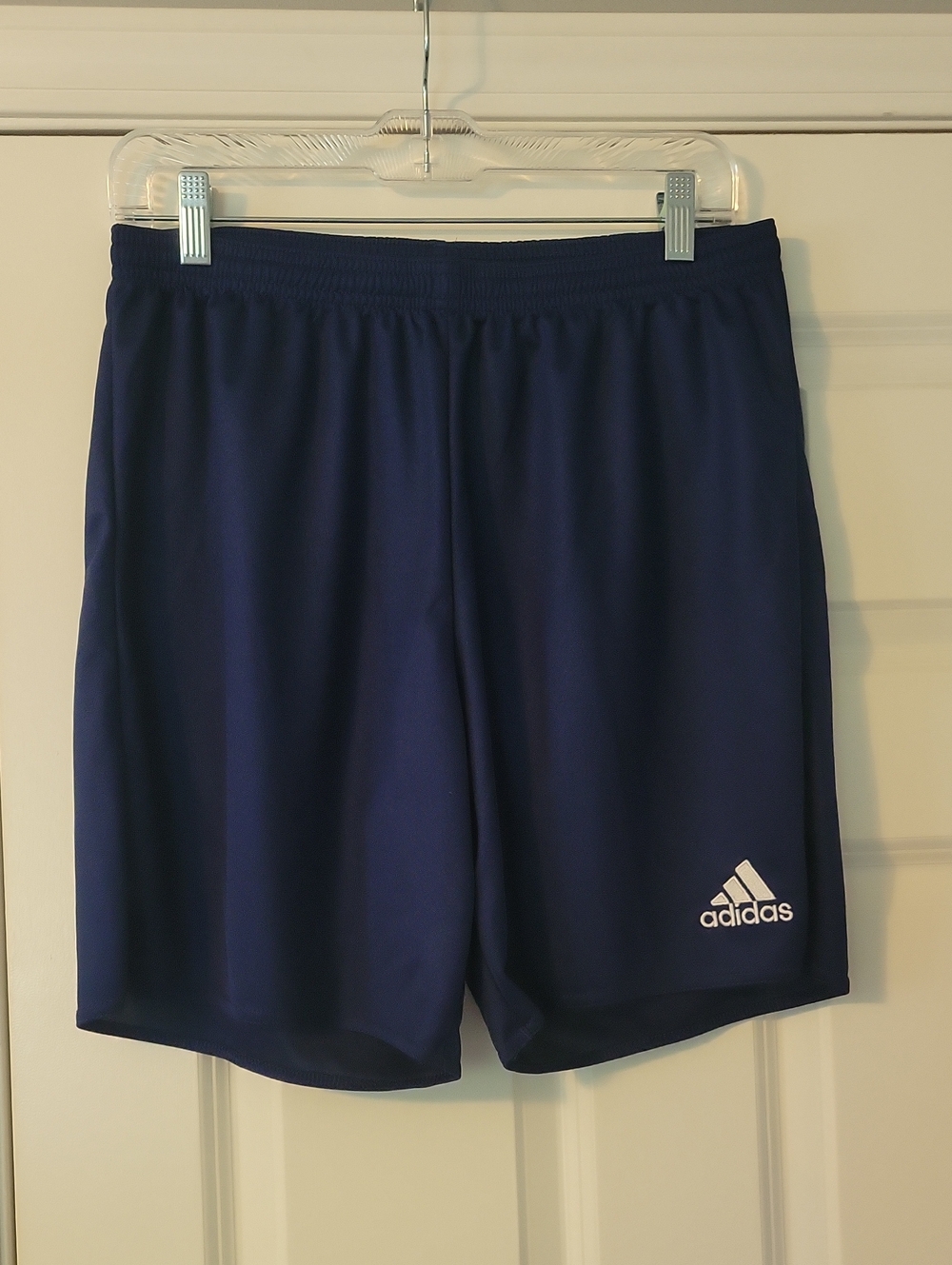 adidas Dark Blue Performance Athletic Shorts